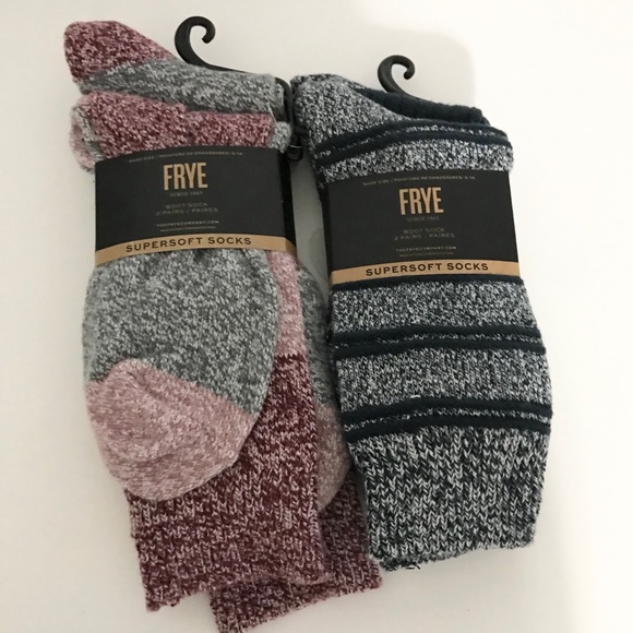 NWT (2) Frye Women’s Boot Socks